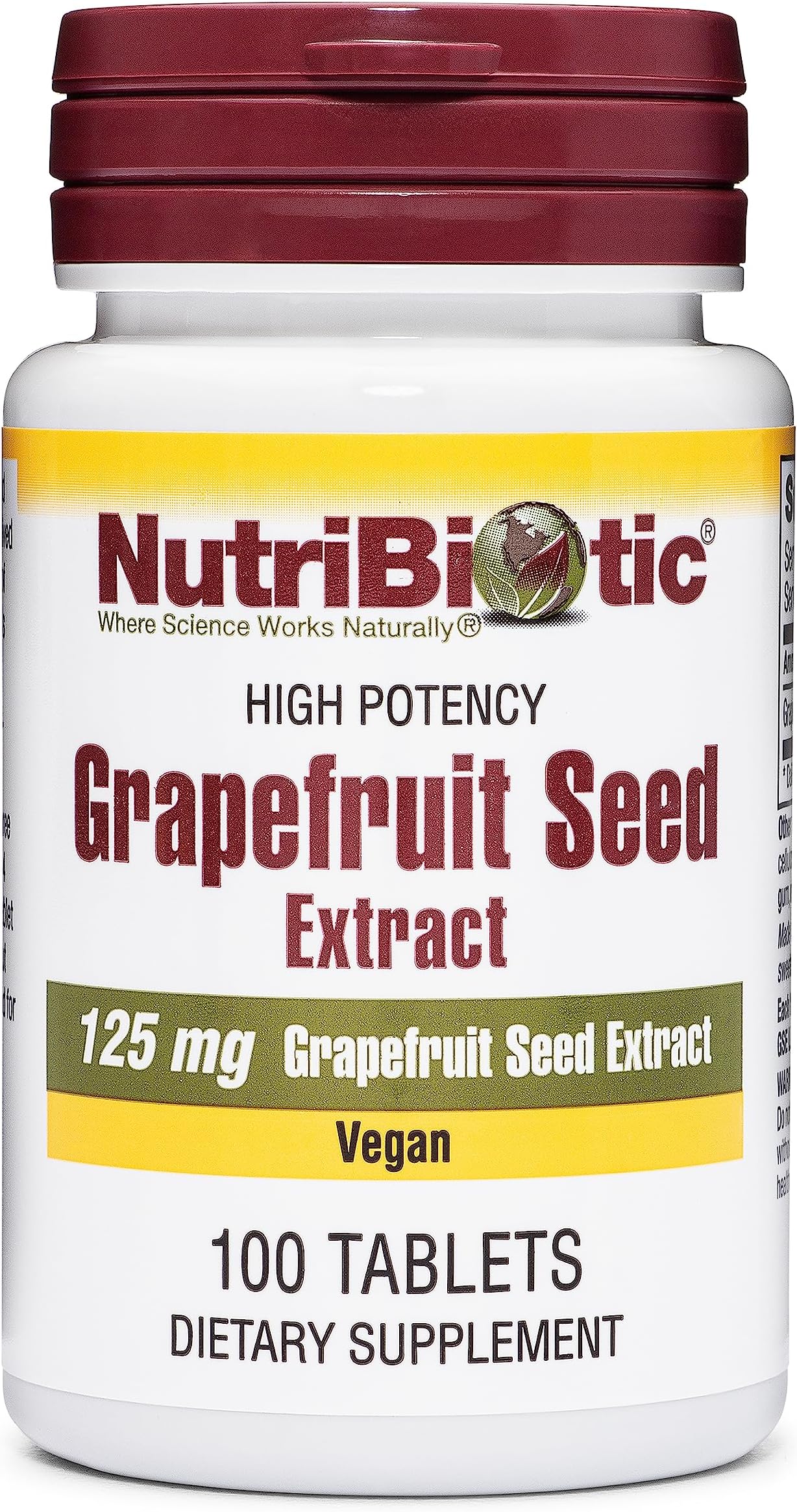 Gse Grapefruit Seed Extract 125mg(100 Tablets)