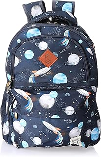 شنطة ظهر مدرسية لحمل الكواكب مع منفذ USB من سمارت جيت SG-9209، لون ازرق، مقاس 15.6