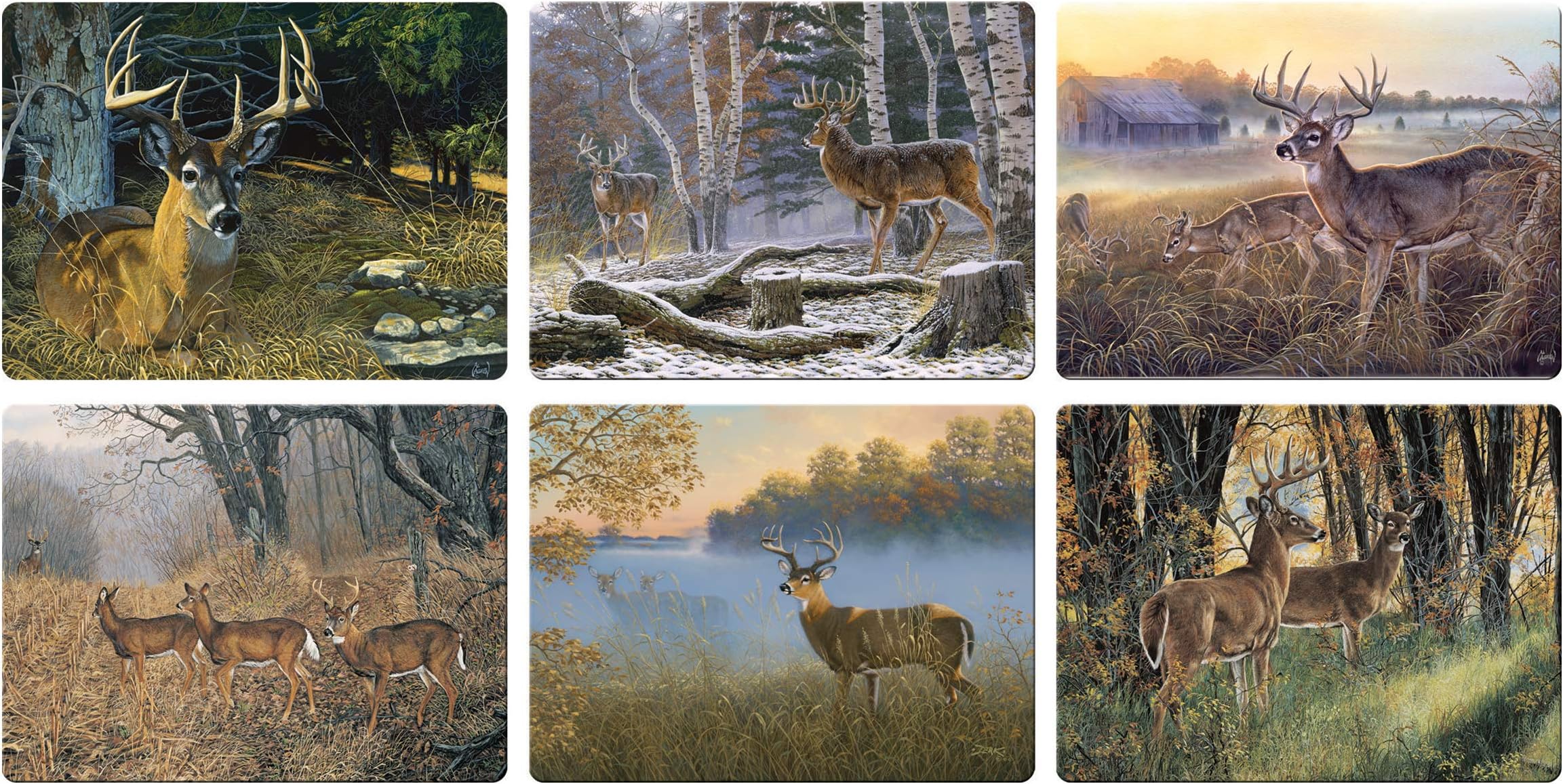 River's Edge 786 Cutting Board 12in x 16in - Assorted Deer
