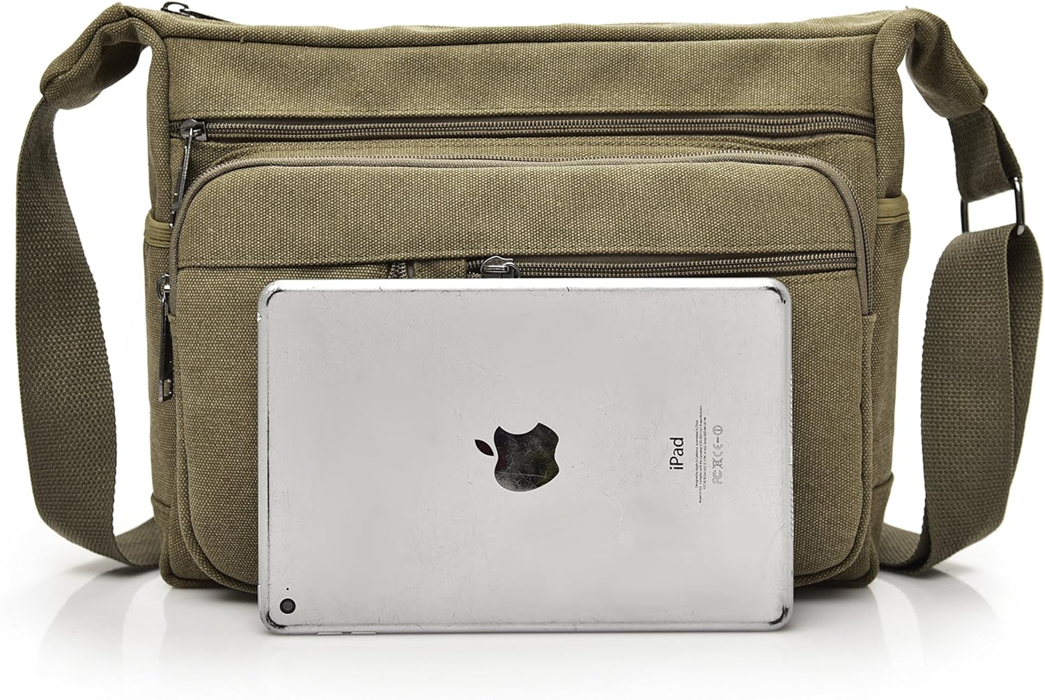 Vintage Crossbody Canvas Messenger Shoulder Bag Hiking Military Travel Satchel