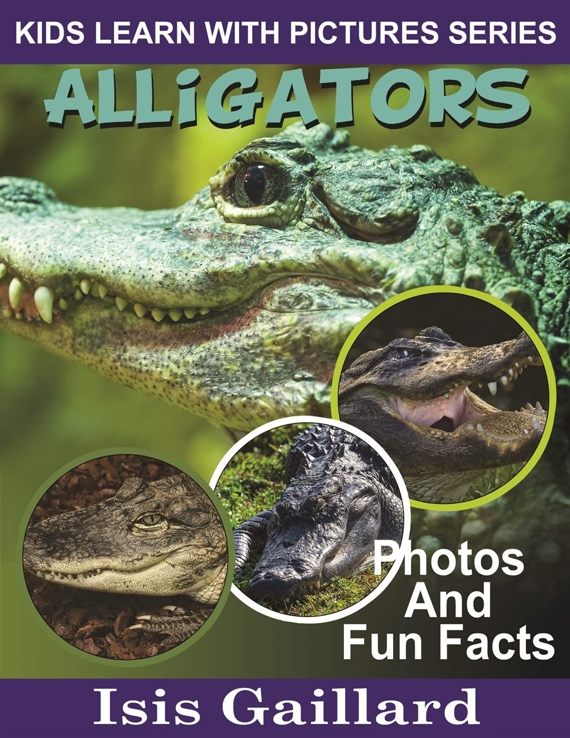 Alligators: Photos and Fun Facts for Kids (Kids Learn With Pictures Book 1)