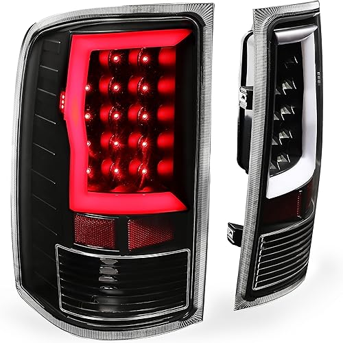 Miniatura 7 de HECASA Conjunto de luces traseras compatibles con GMC Sierra 1500 2500HD 3500HD 3500HD 2007-2014, barra de tubo LED, lámpara trasera trasera del