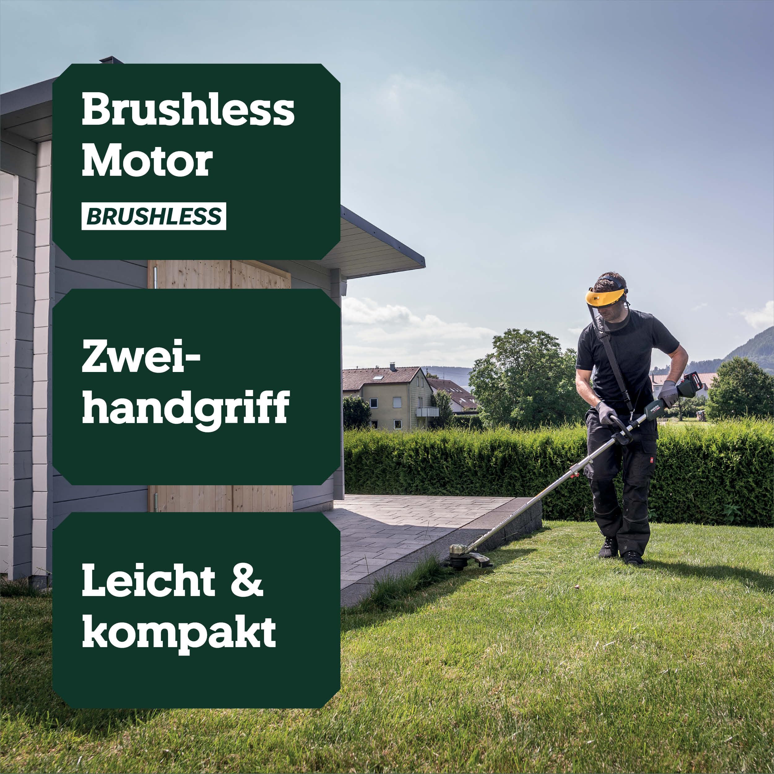 metabo Akku-Rasentrimmer RTD 18 LTX BL 30, Brushless Rasenkantenschneider