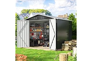 Polar Aurora: Enduring 8 x 6 Shed for Outdoor Storage