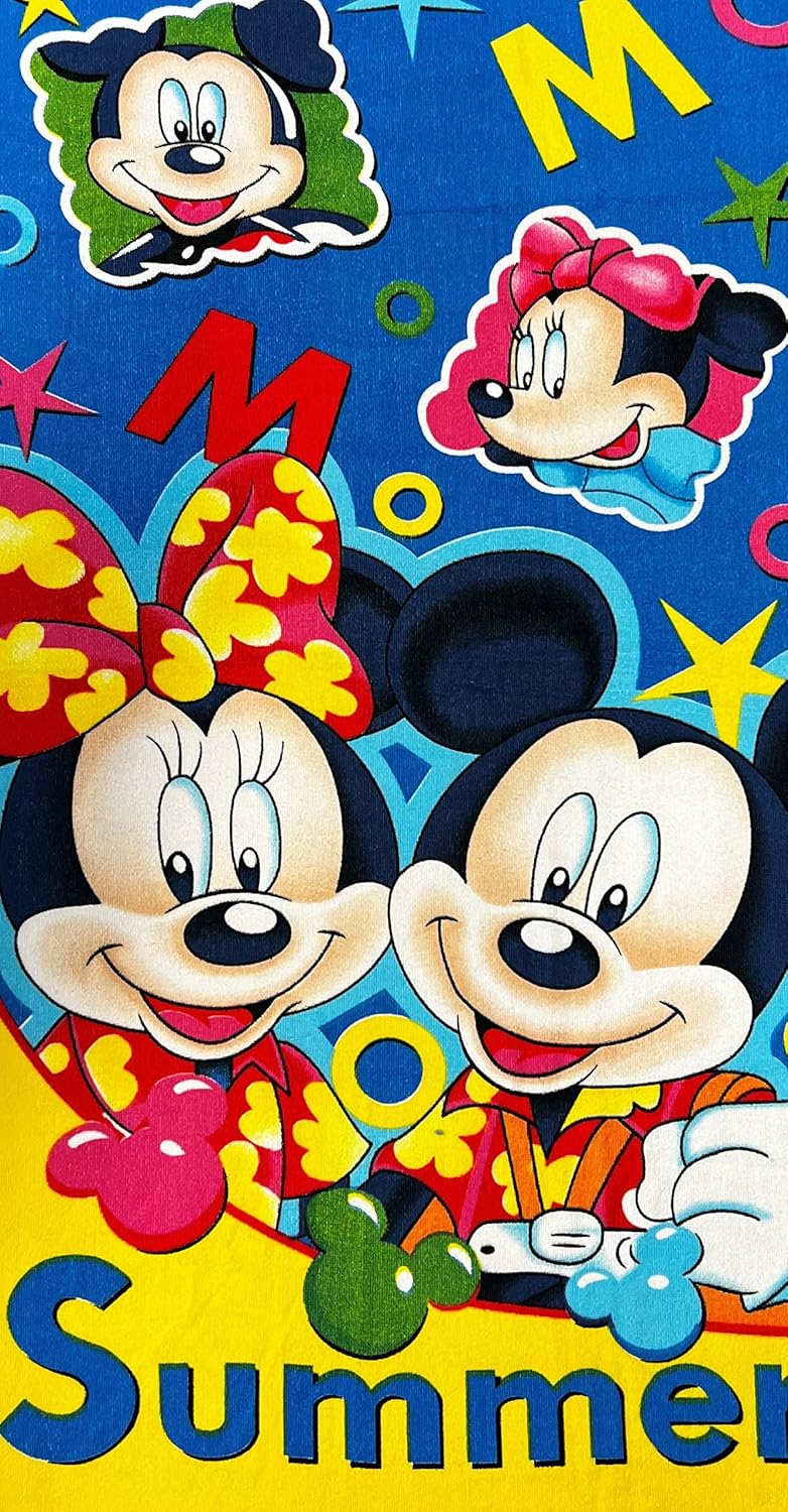 Disney Mickey Big Mickey Sign Polka Dots Hooded Towel (Red Hoodie) - Image 3