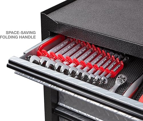 Miniatura 5 de TEKTON Soporte de llave de 11 herramientas (rojo)  79367