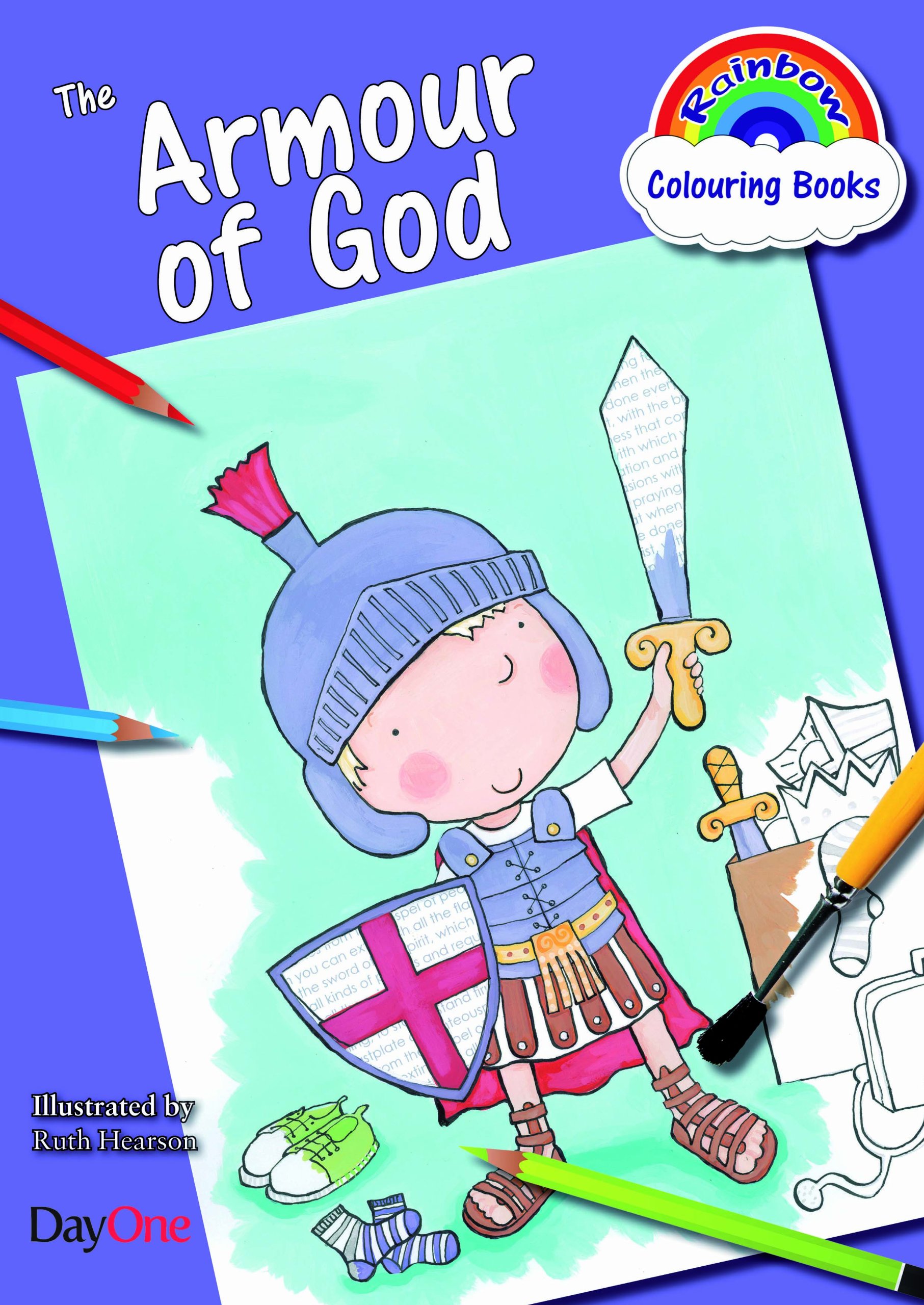 Rainbow Colouring Book: Armour of God