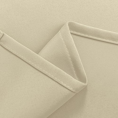 Miniatura 5 de Hiasan Cortinas opacas de 72 pulgadas de largo para dormitorio, con aislamiento térmico, bolsillo para barra y pestañas traseras para sala de estar,