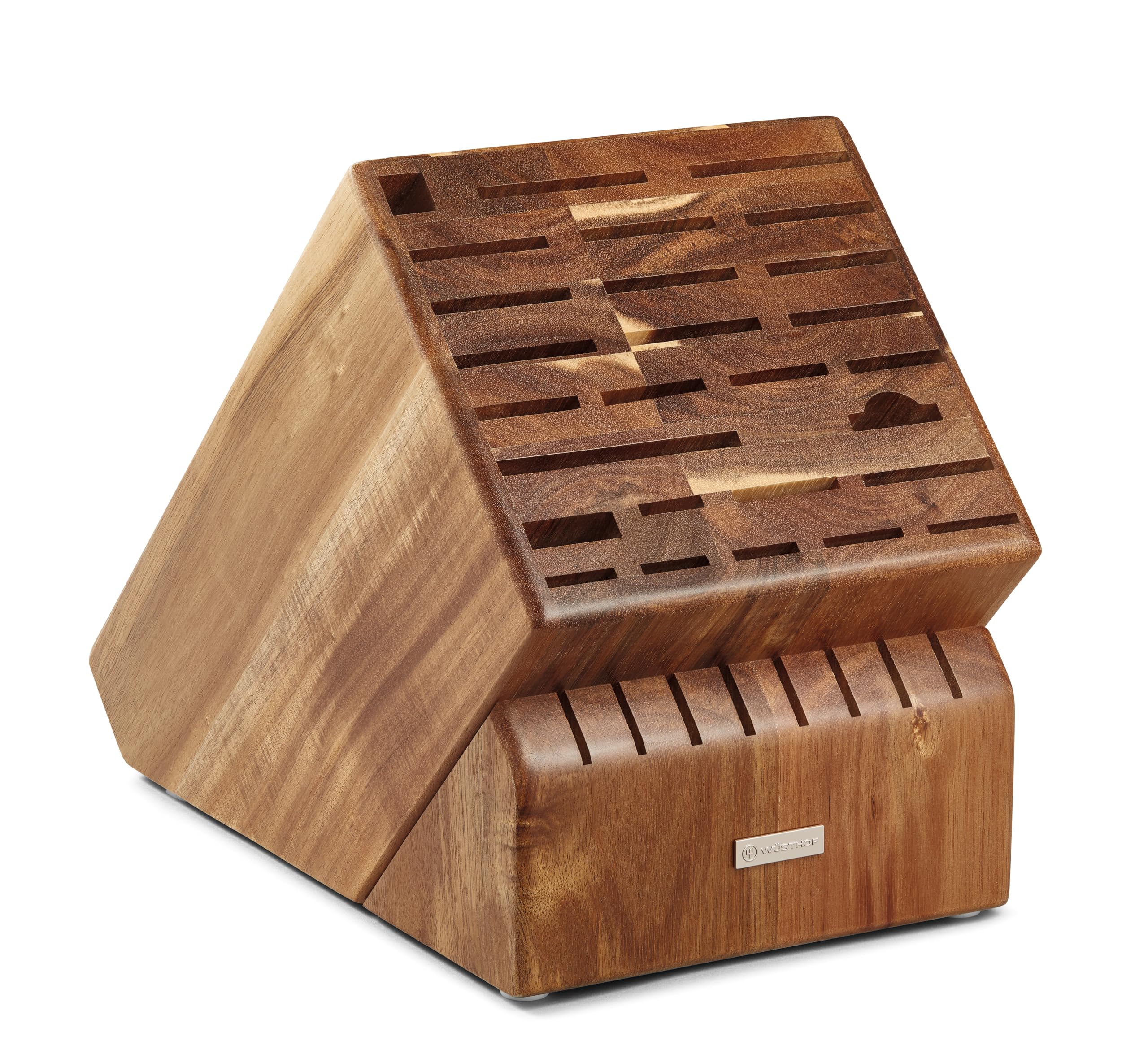 W&Uuml;STHOF 35-Slot Acacia Knife Storage Block