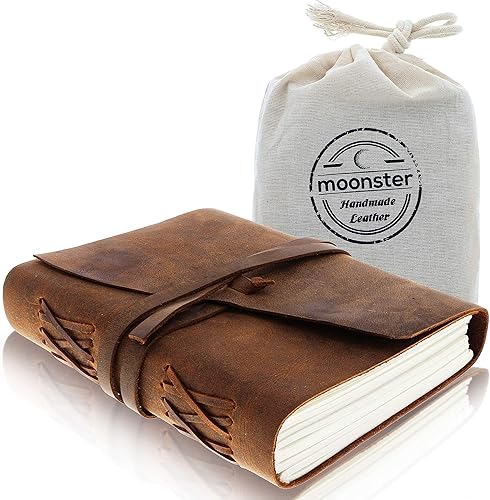 Miniatura 8 de Diario de cuero Café Oscuro