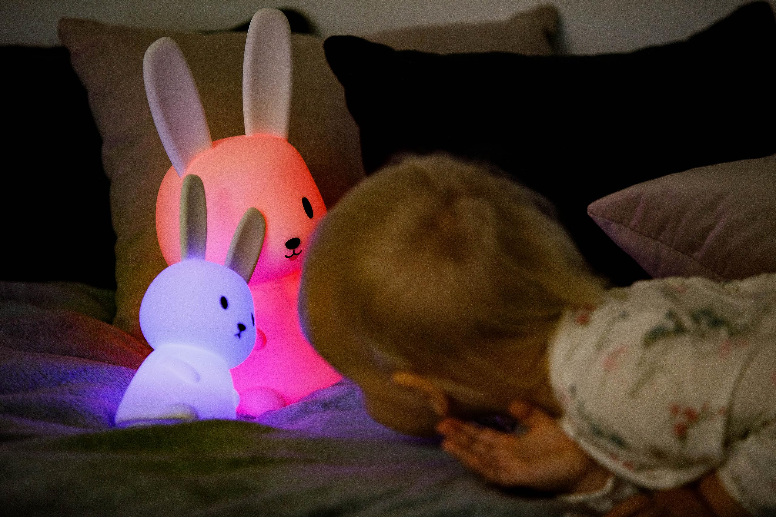 InnoGIO Veilleuse aus Silikon GIOrabbit Langohr MIDI