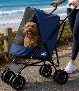 Pet Gear Travel Lite Plus Stroller, Ocean Blue