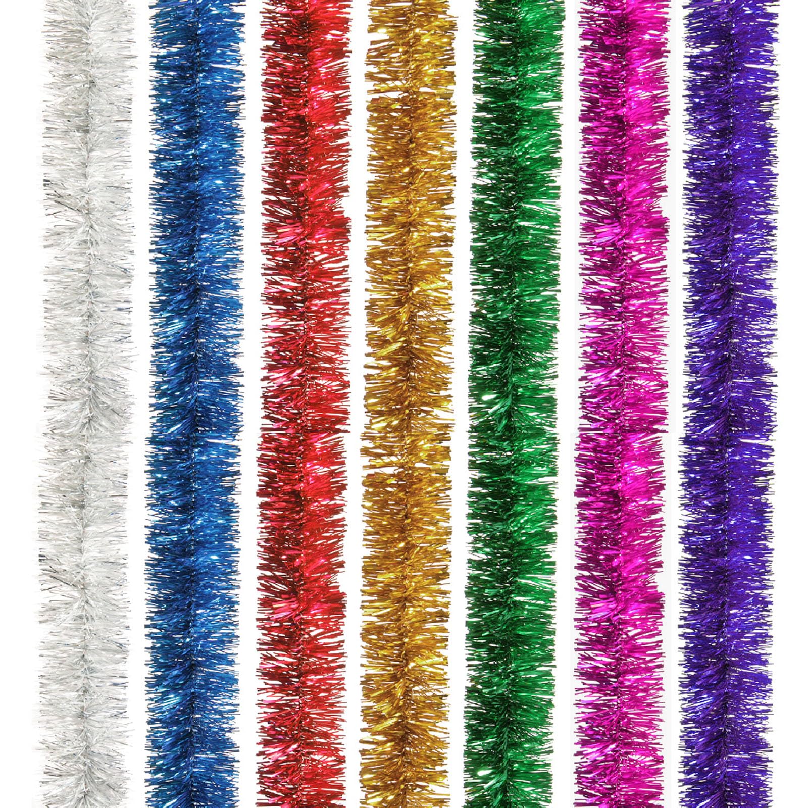 7 PCS Christmas Tree Hanging Tinsel Decoration