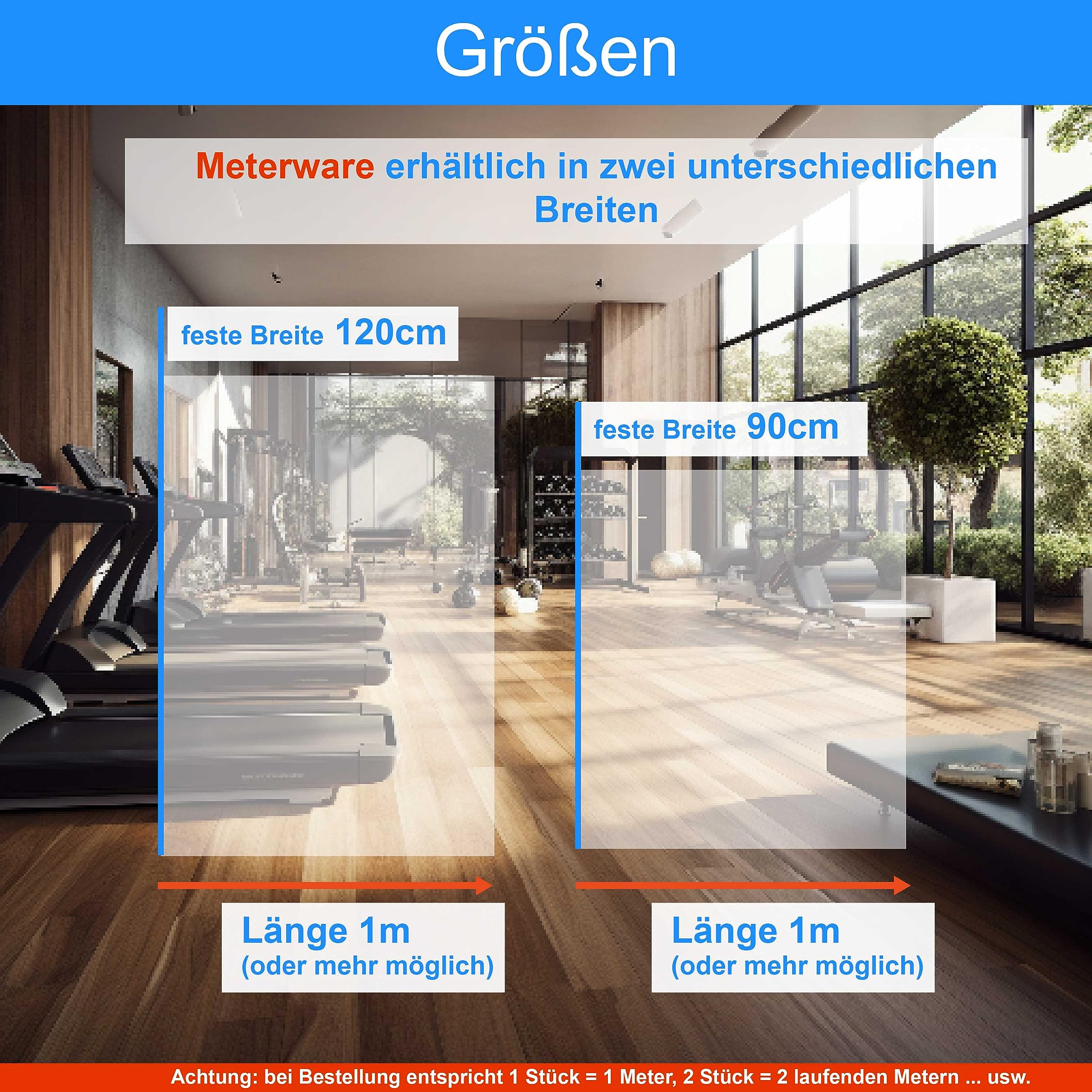 Bodenmatte in 4 Farben Saunaläufer Duschmatte Antirutschmatte Meterware 90 und 120 cm (90cm Grün)