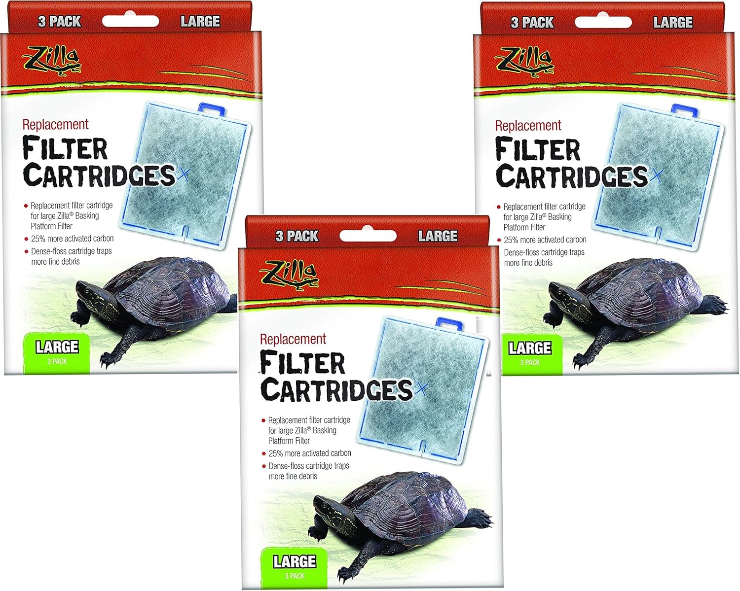 9Count Zilla Basking Platform Replacement Filter