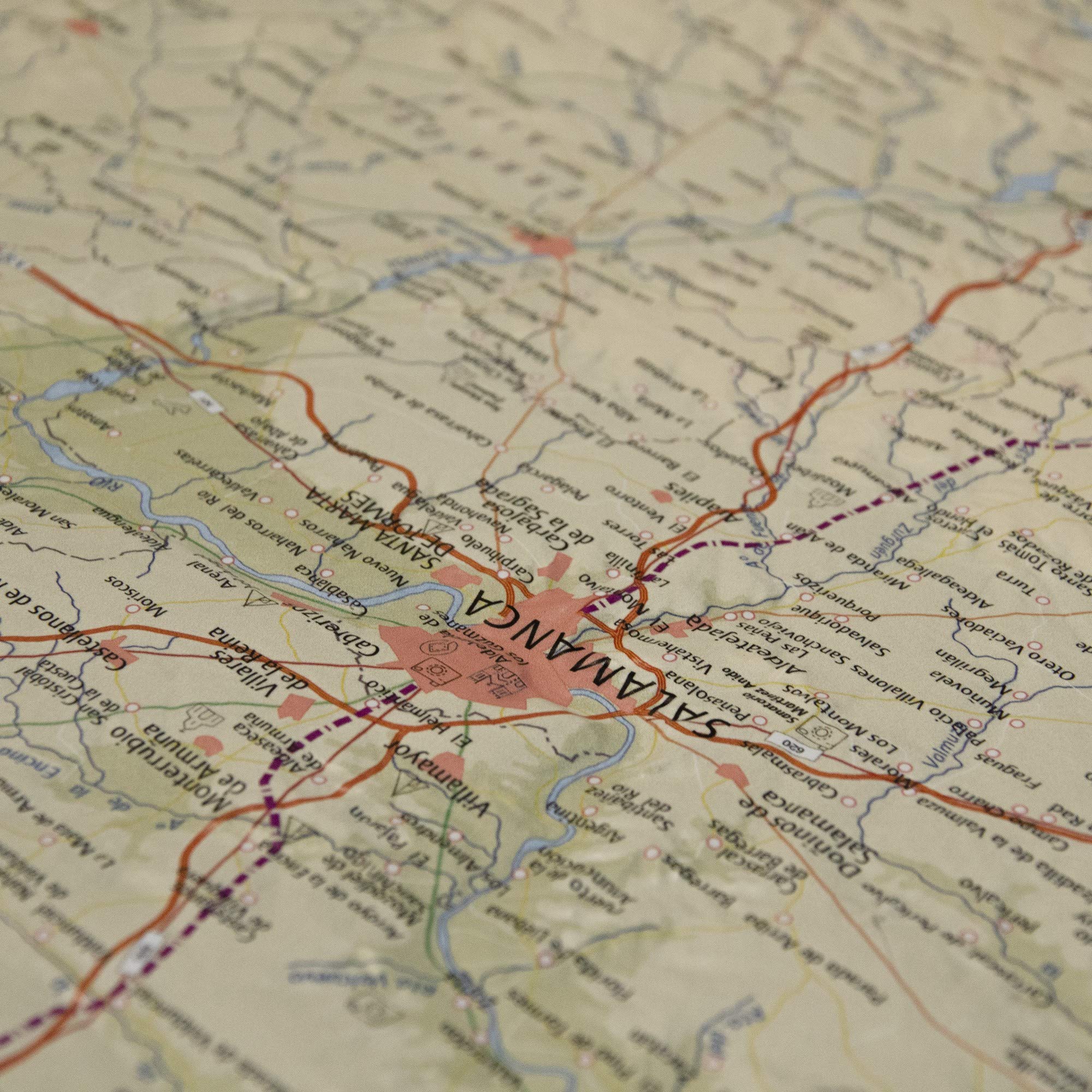 Mapa en relieve Ávila. Escala 1:200.000, 76x65 cm