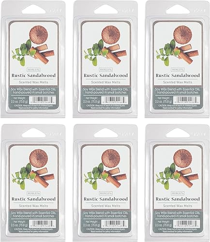 Miniatura 3 de Hosley Caribbean Breeze - Juego de 6 cubos de cera para derretir de 2.5 onzas cada uno. Cera vertida a mano con aceites esenciales. Ideal para