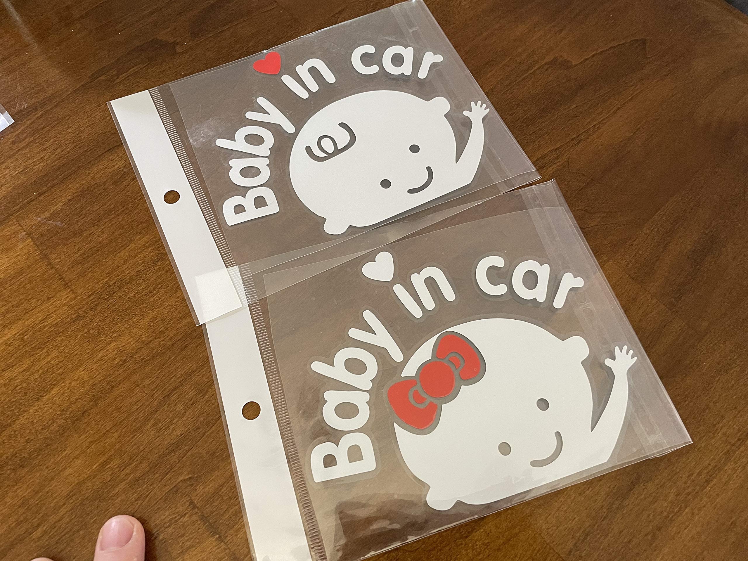 Snapklik.com : CM Wealth 2Packs - Baby In Car Sticker Decal Baby On ...