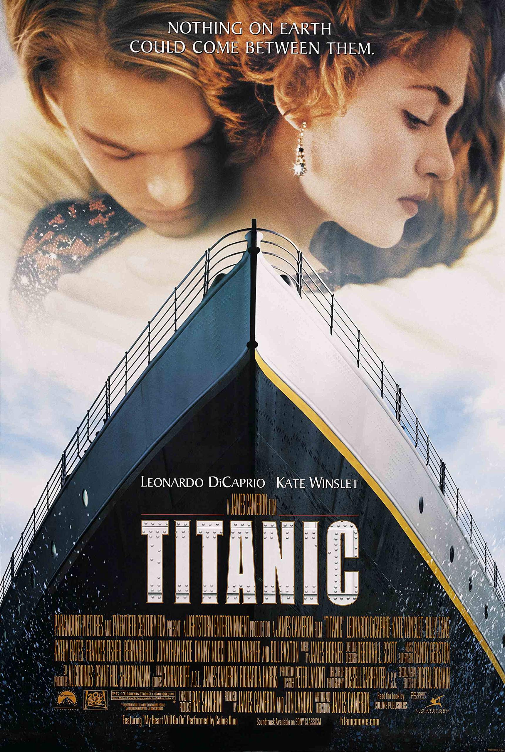 Rpw Roystone Print Works Grey Titanic Movie Wall Art Poster Print 1990S Film (A4)