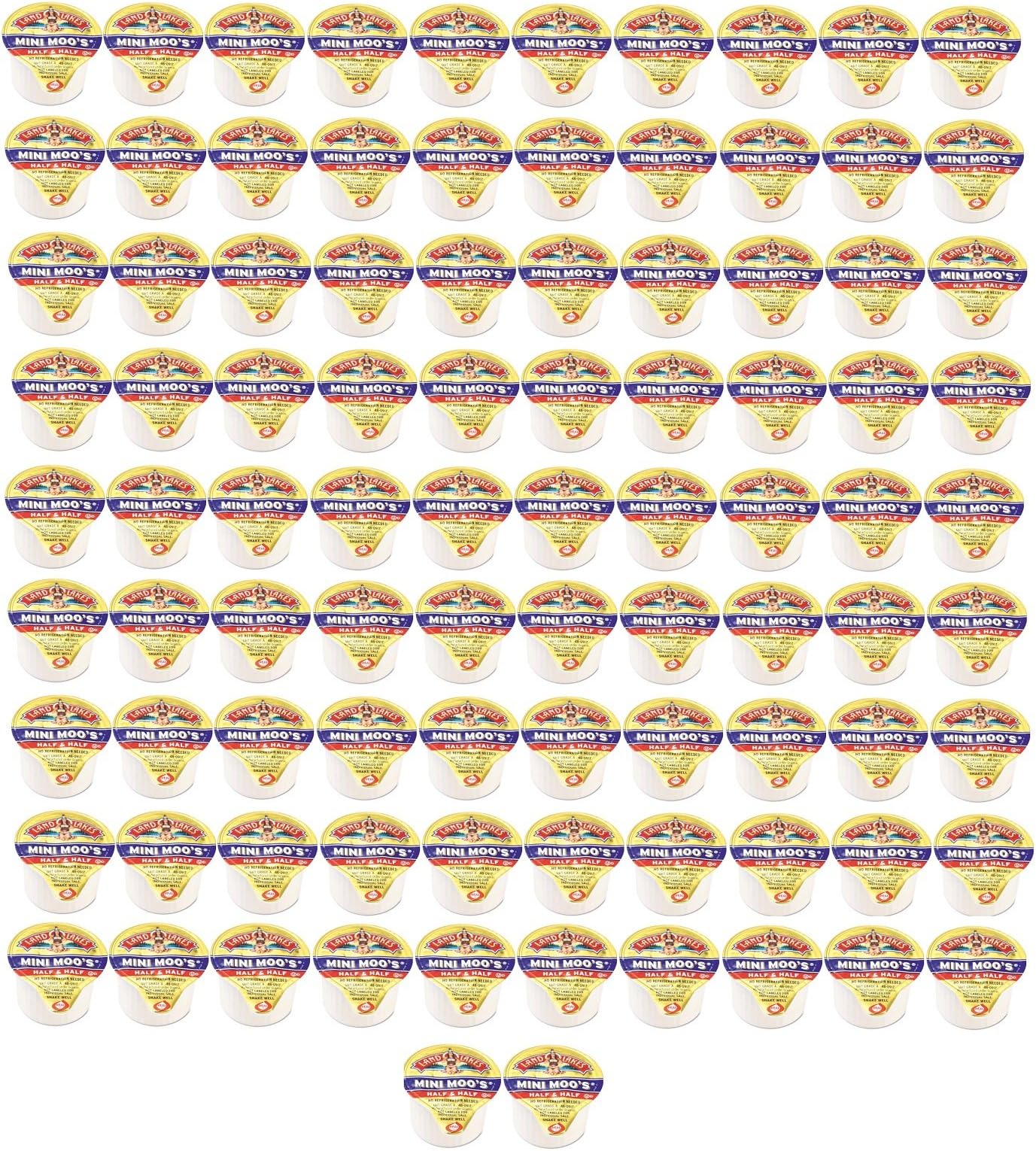 SCS17 Land O'Lakes Mini Moo's Half and Half Real Creame- Box of 192 Servings