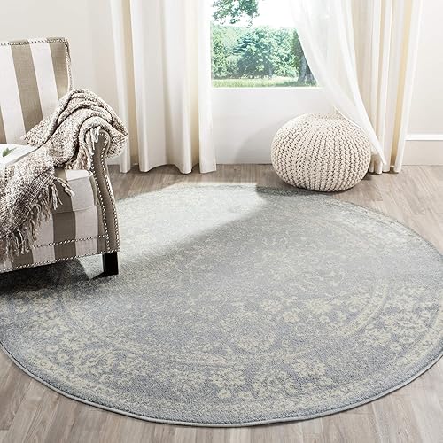 Miniatura 2 de Safavieh Adirondack Collection ADR109S Alfombra oriental con efecto desgastado resistente a manchas y no desprende pelusa para comedor recibidor