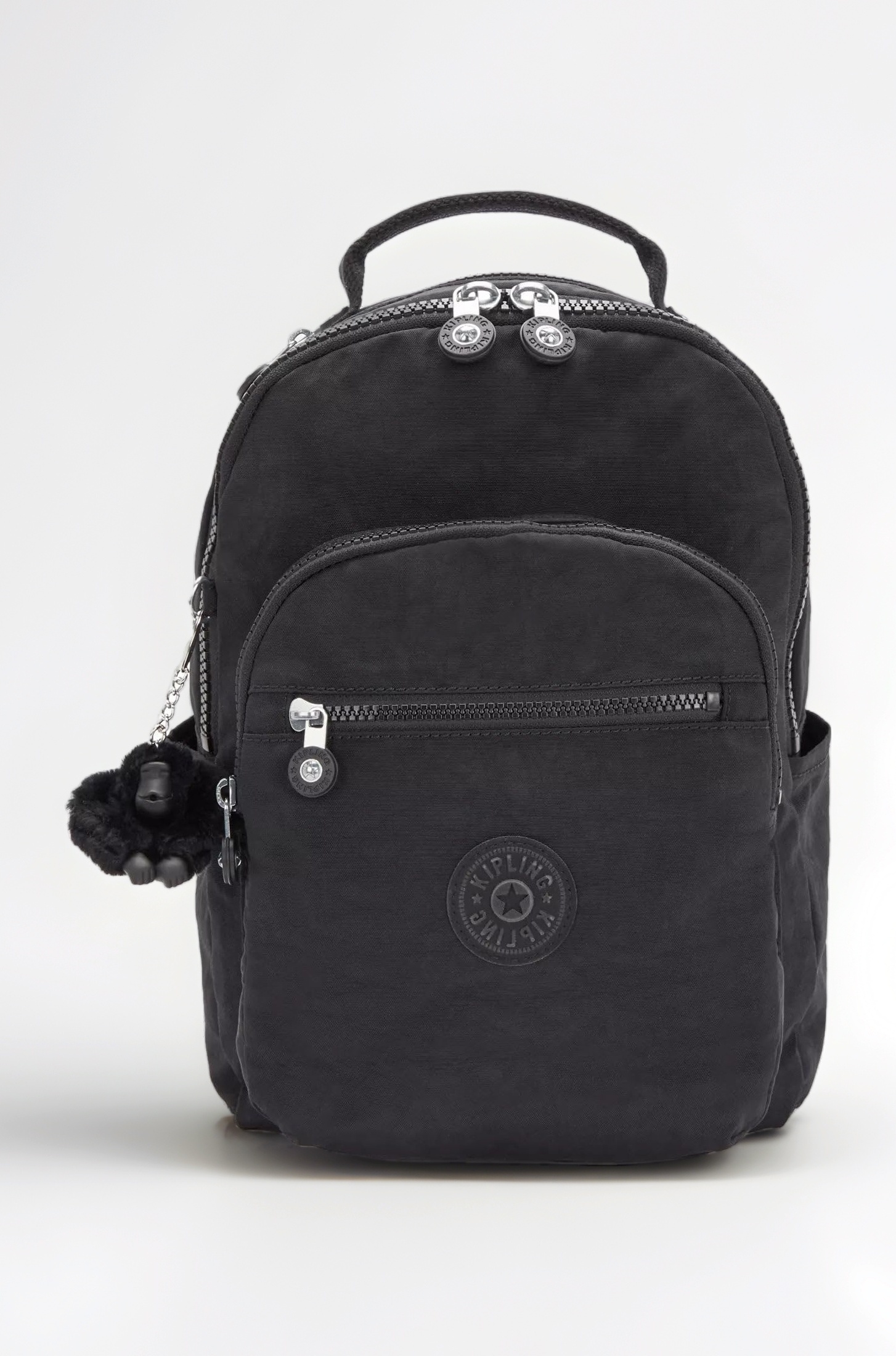 Kipling womens Seoul Small Backpack, black noir, One Size