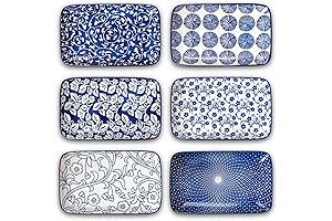 Dash of That Dinnerware: Ceramic 8 inch Rectangular Salad Plates