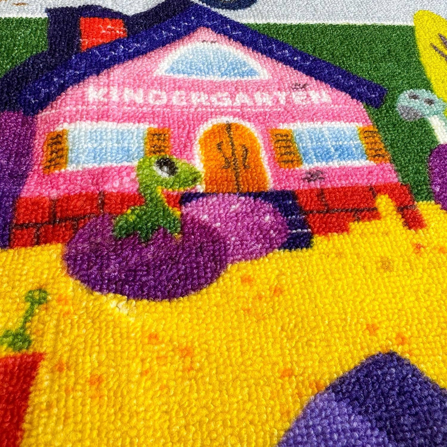 QUOKKA Small Classroom Boys Rug for Kids - 60x41 ABC Rugs for Playroom - Bedroom Alphabet Learning Area Rug - Boy Toddler Rugs - Boys and Girls - Kids Room Carpet