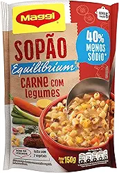 MAGGI Equilibrium Sopão Carne com Legumes Sachê 150g
