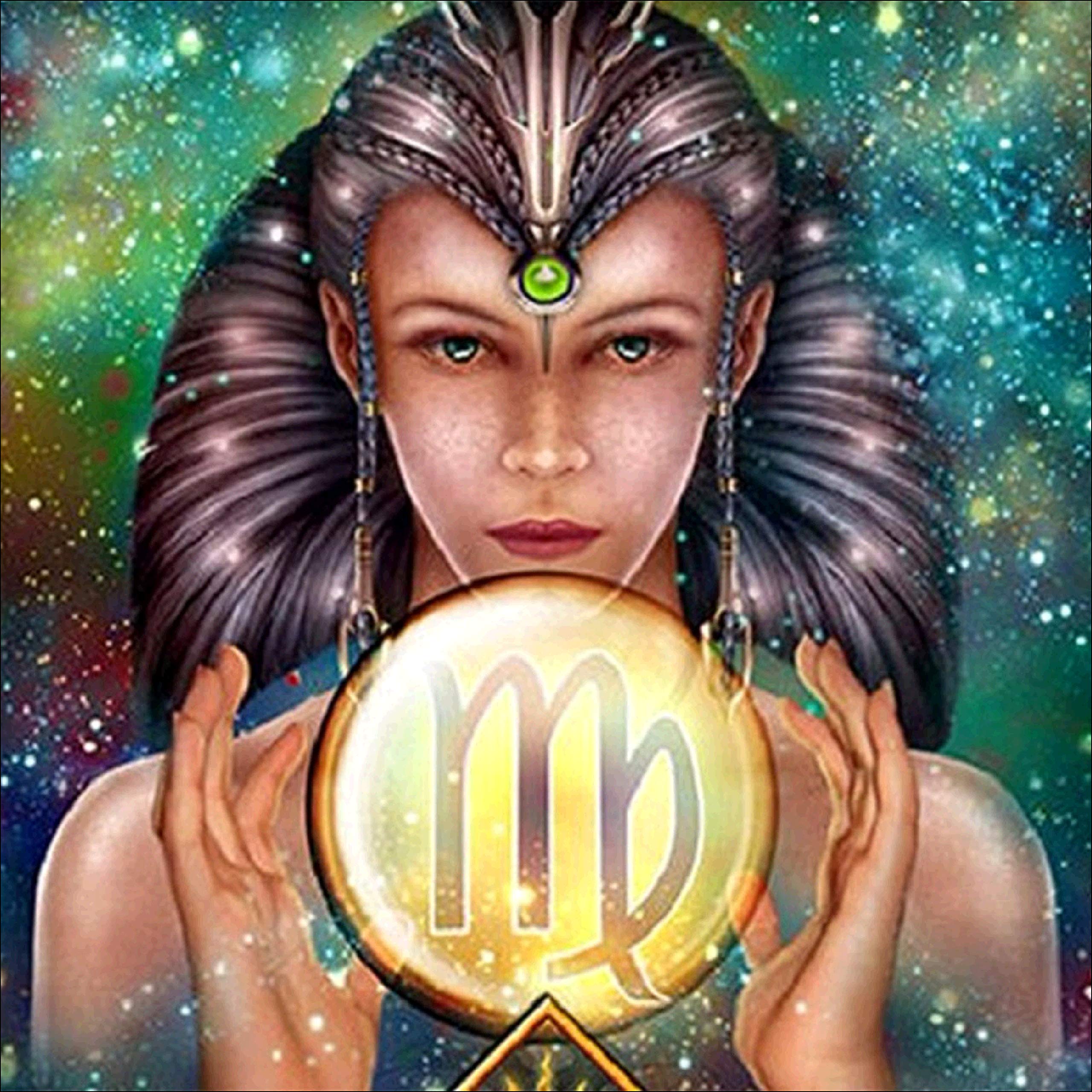 LeePakQ SUNKOO 12×12 inches DIY 5D Diamond Art Painting by Number Kit for Adult,Full Drill Constellation Embroidery Pictures Arts Craft for Home Wall Decor,Virgo