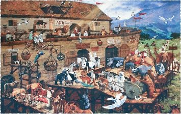 Puzzle for Adults | Noahs Ark | 560 Unique Wooden Pieces | Nautilus Puzzles | Animal Puzzle, Religious, Noahs Ark, Gift for Adult