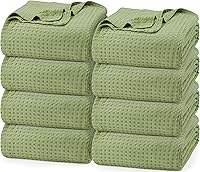 Vista 58 de Utopia Bedding Sage Green 100% Cotton Waffle Blanket 300 GSM [Full - 90x84 Inch] Soft Lightweight Breathable Bed Blanket for All Season