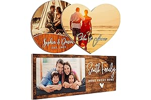 Personalized Photo Wood Valentine's Day Plaque