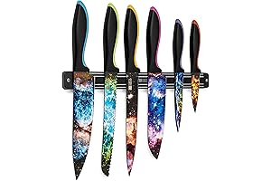 Chef's Vision: Cosmos Knife Set and Behold Wall-Mounted Magnetic Holder