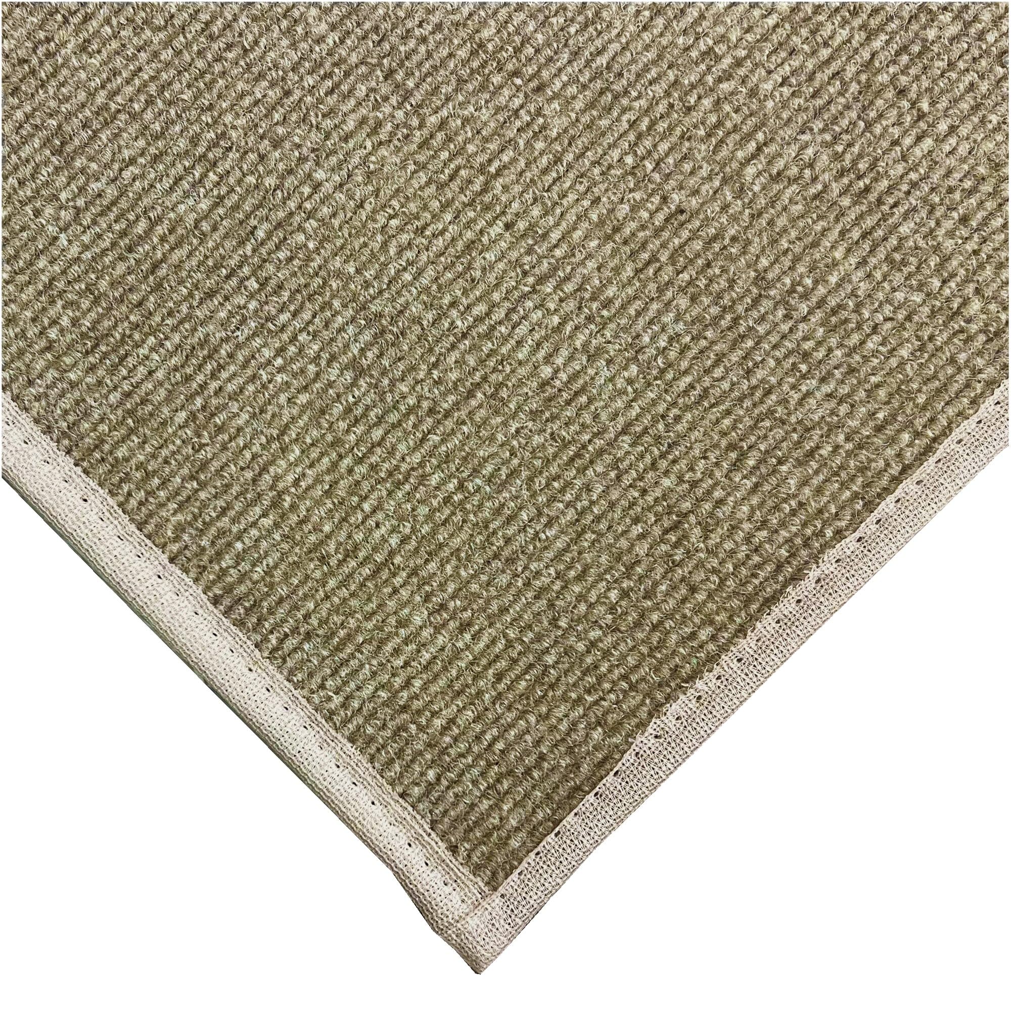 KOECKRITZ 6'x6' - Espresso - Roanoke Indoor Outdoor Area Rug – Solid Pattern, Low Pile Carpet for Patio, Deck, Porch, Living Room, Bedroom, Entryway –