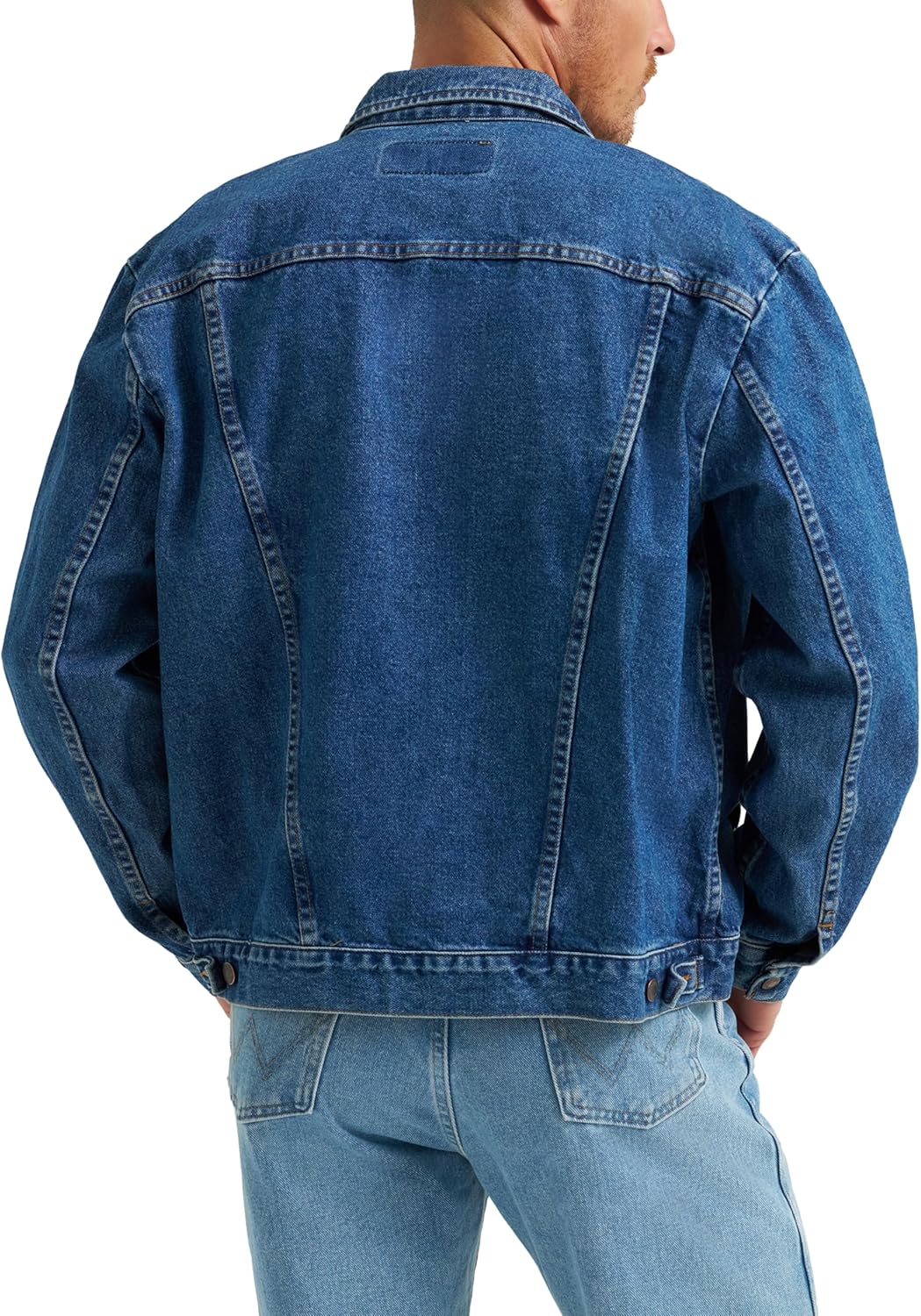 Wrangler mens Cowboy Cut Western Unlined Denim Jacket - Image 2
