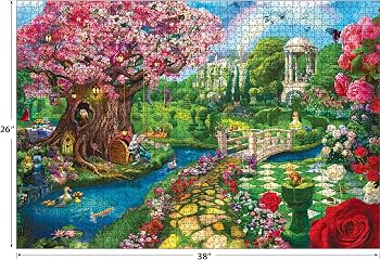 絵画 flk041105 Amazon.com: RoseArt - Kodak Premium - Spring Garden 2000 Piece