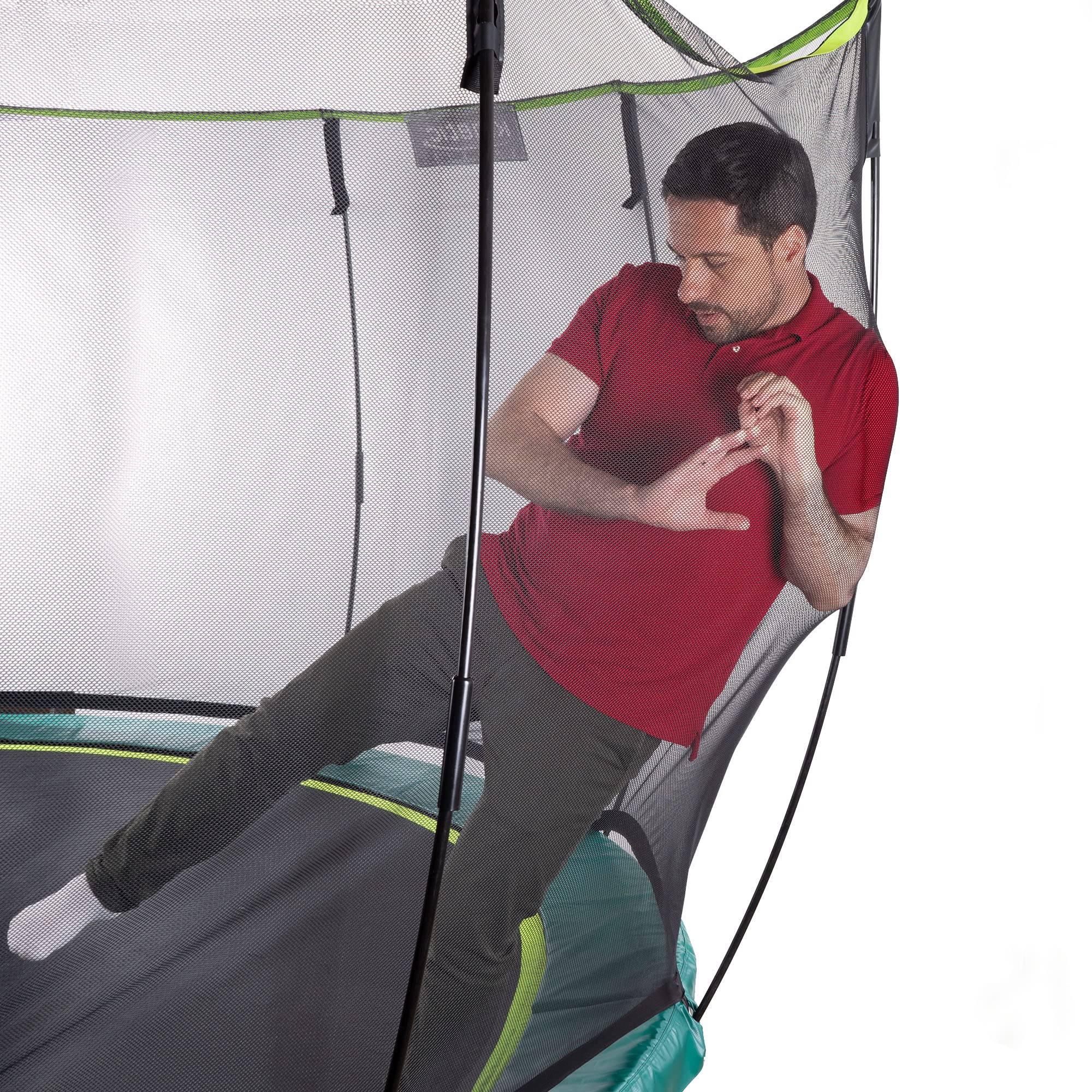 Kinetic Sports Trampolin Fiberglas-Netzstangen Set - Ersatzteil für Gartentrampoline 'Ultimate Pro' und 'Bungee Safety Elite' - Glasfaserverstärkter Kunststoff Ø 16 mm