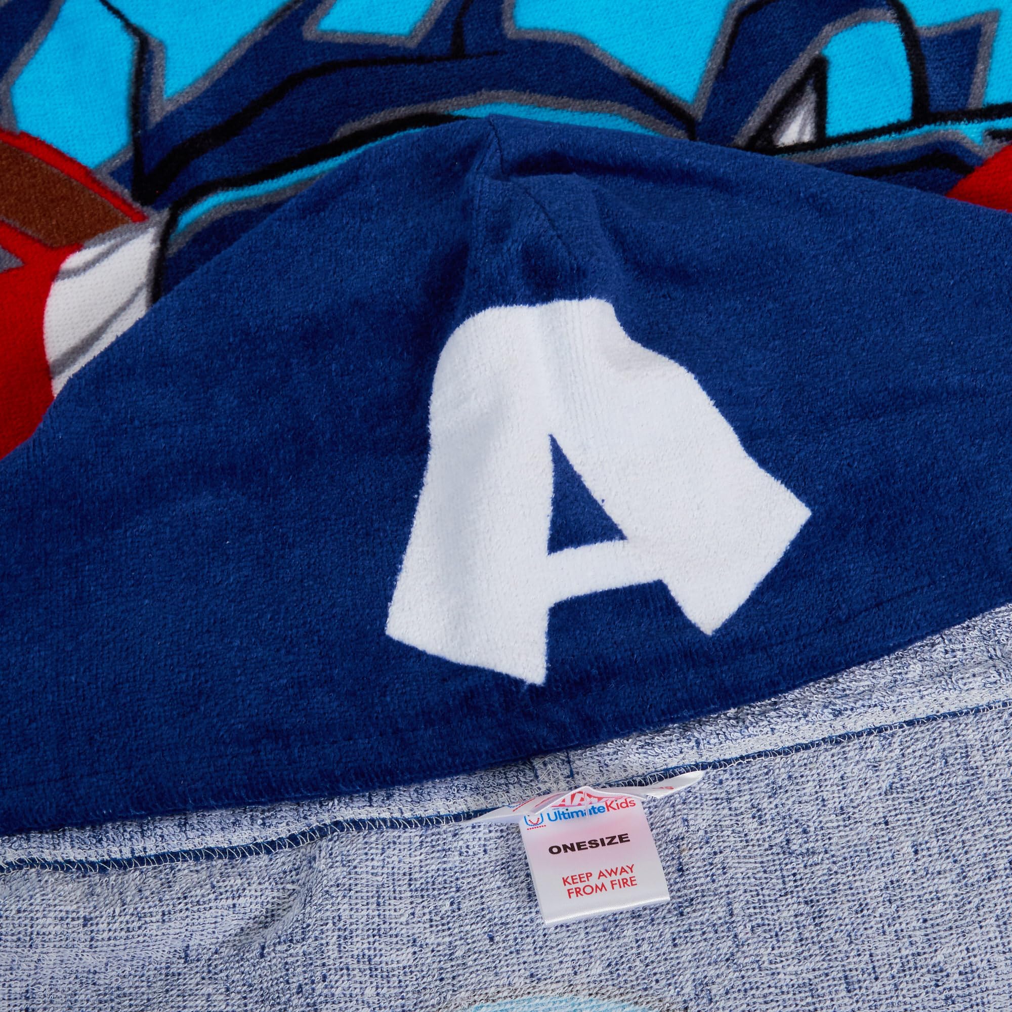 Asciugamano con cappuccio Captain America 100% cotone Marvel Avengers Poncho Asciugamano da spiaggia per bambini Accappatoio da bagno Copertura da nuoto per ragazzi