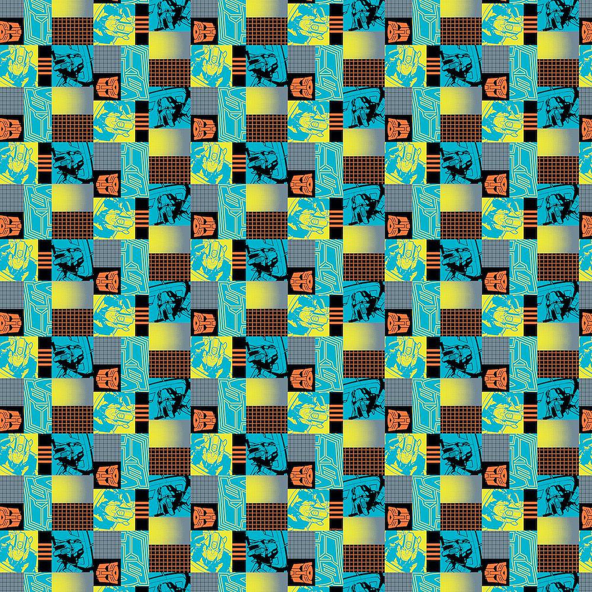 CafePress Transformers Autobots Square Pattern Queen Duvet Cover, Printed Comforter Cover, Unique Bedding