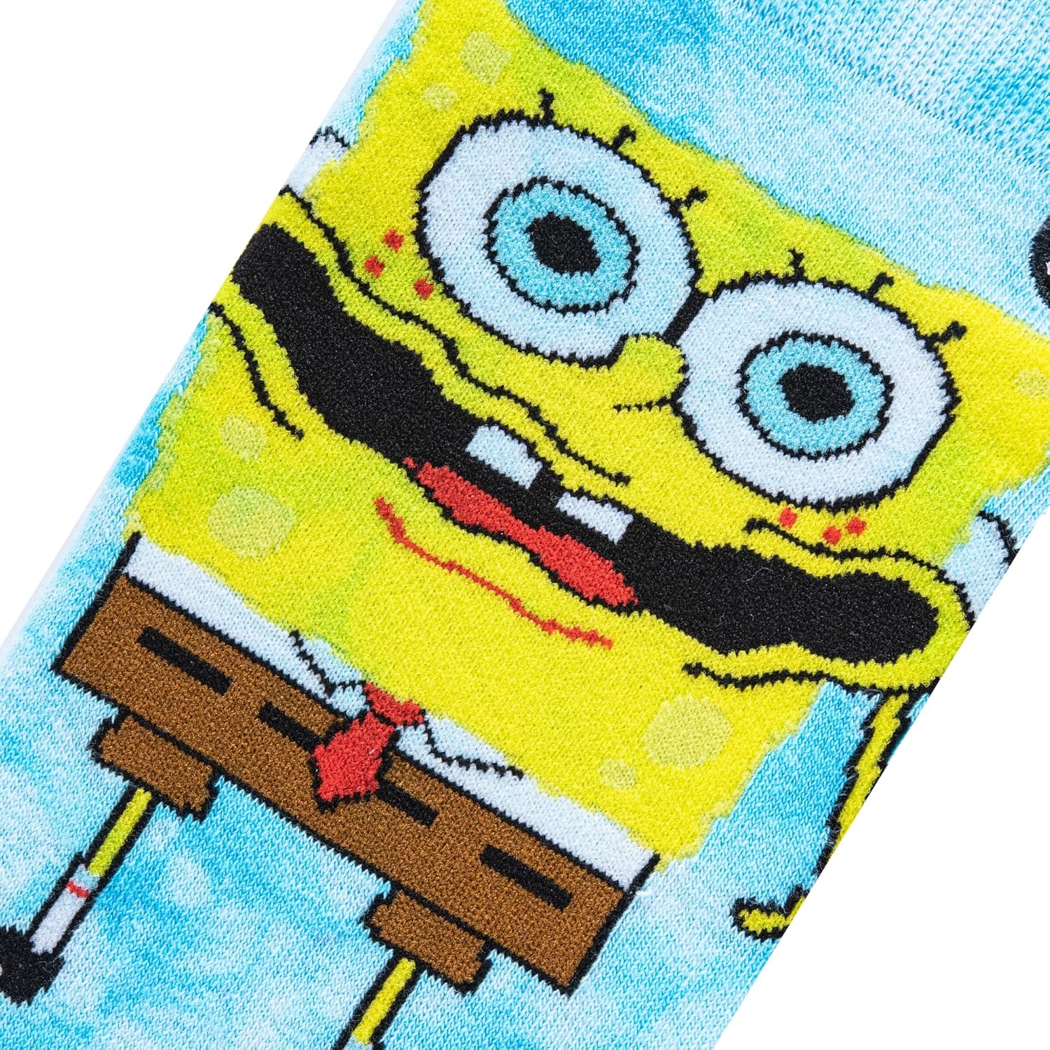 Odd Sox, Nickelodeon SpongeBob Cartoon Tie Dyed, Crew Socks for Men & Women - Image 4