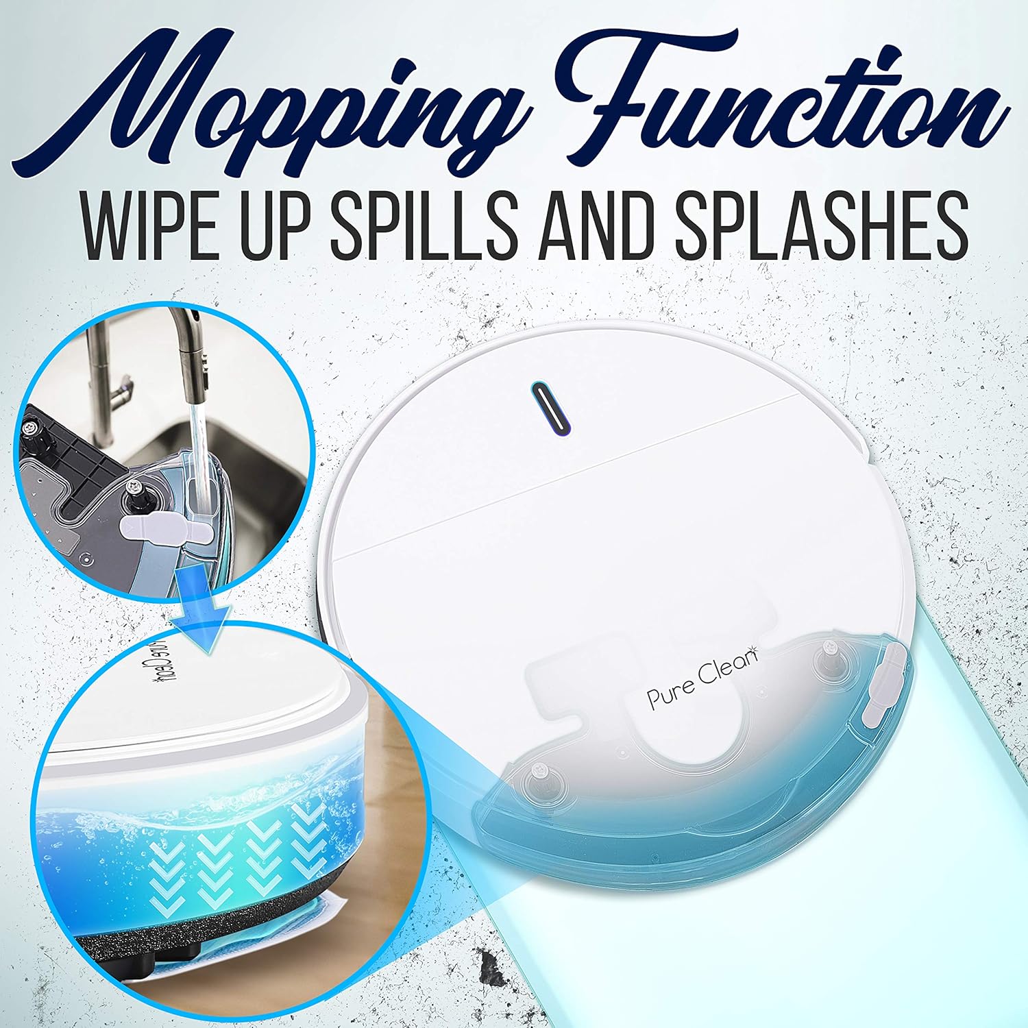 Remote control setting a scheduled cleaning time for the robot vacuum