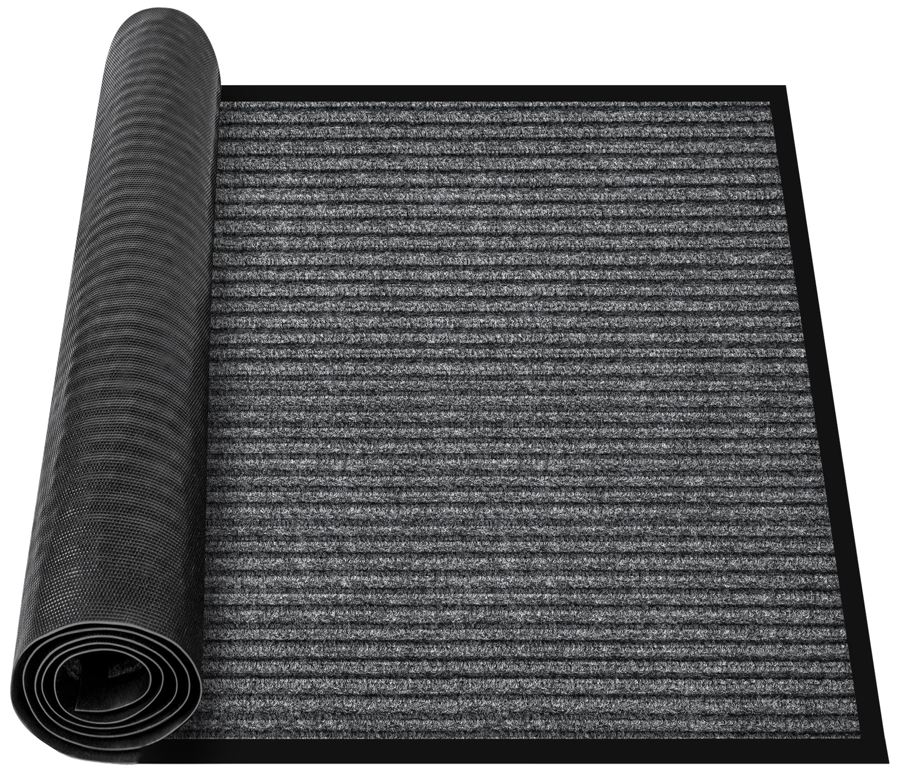 MYFAMIREA Tapete Comercial de 3 x 4 pies, Extra Grande, para Puerta Delantera, Alfombra Industrial Resistente, Alfombra de Entrada con Respaldo de Goma Antideslizante, Perfil bajo para Entrada, Color