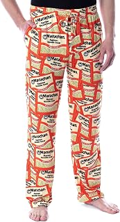 Mad Engine Maruchan Men's Ramen Noodles Soup Chicken Flavor Allover Adult Loungewear Sleep Pajama Pants