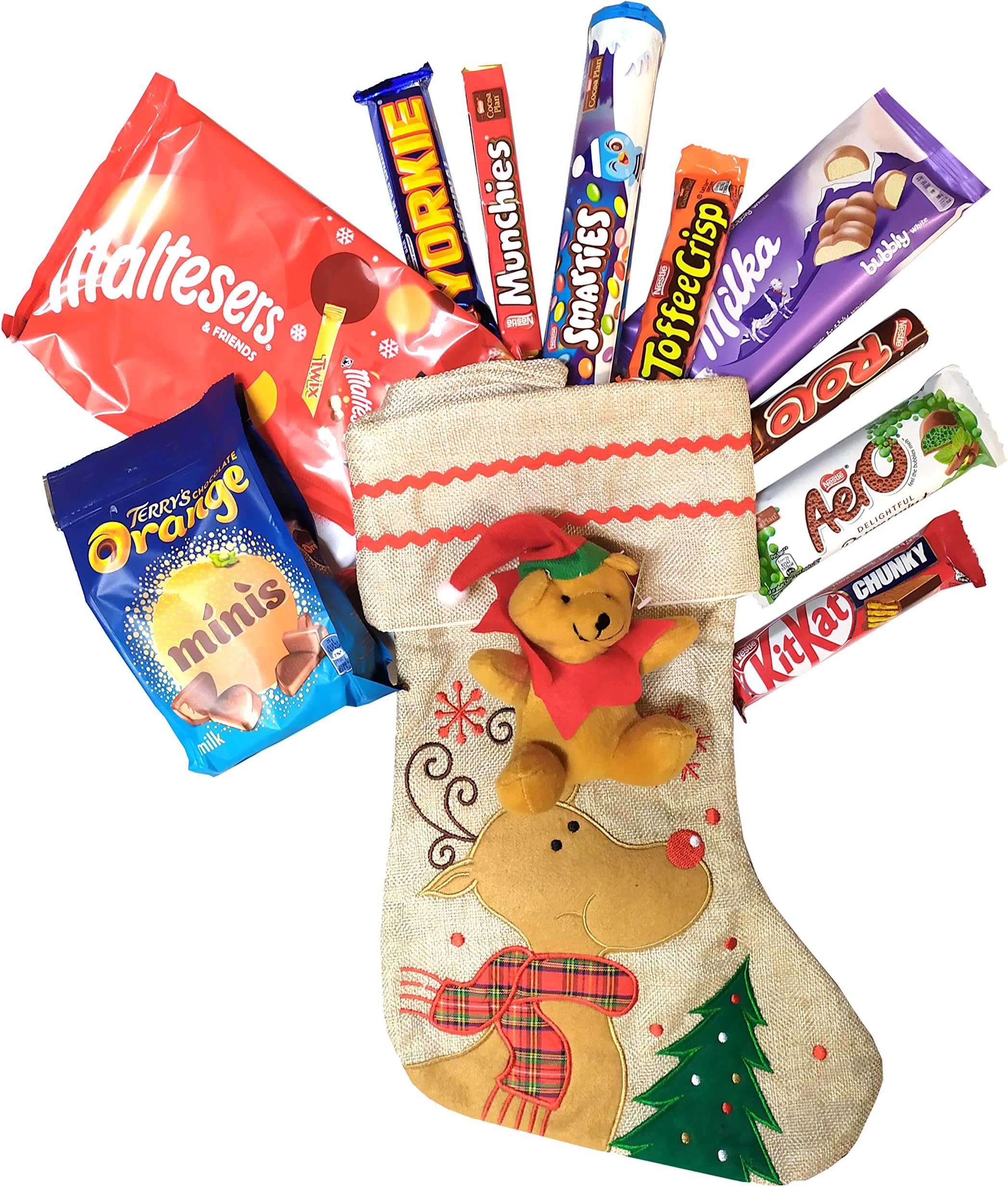 Chocolate Filled Christmas Stocking