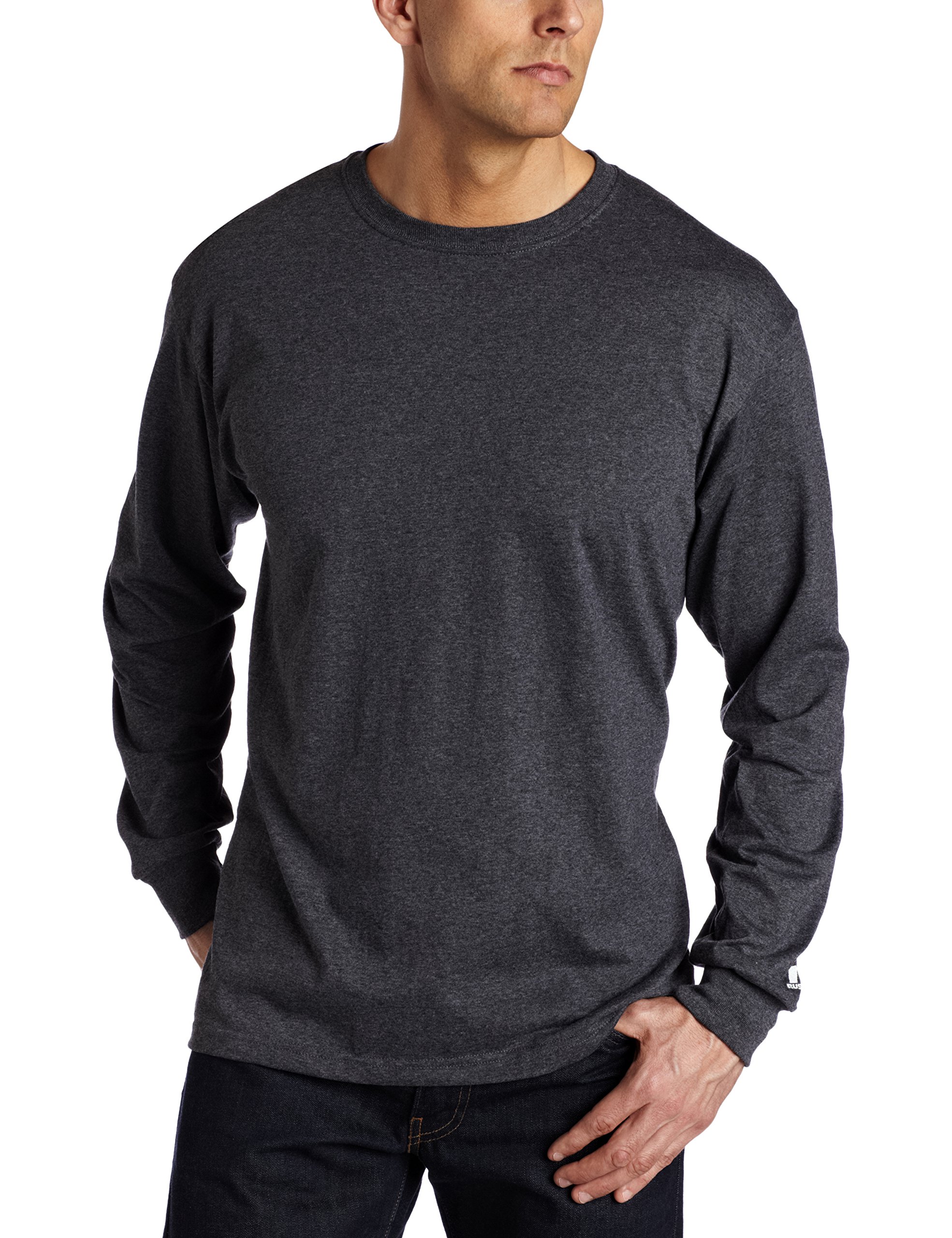 Russell Athletic Essenital Men's Long Sleeve Tee T-Shirt Uomo (Pacco da 1)
