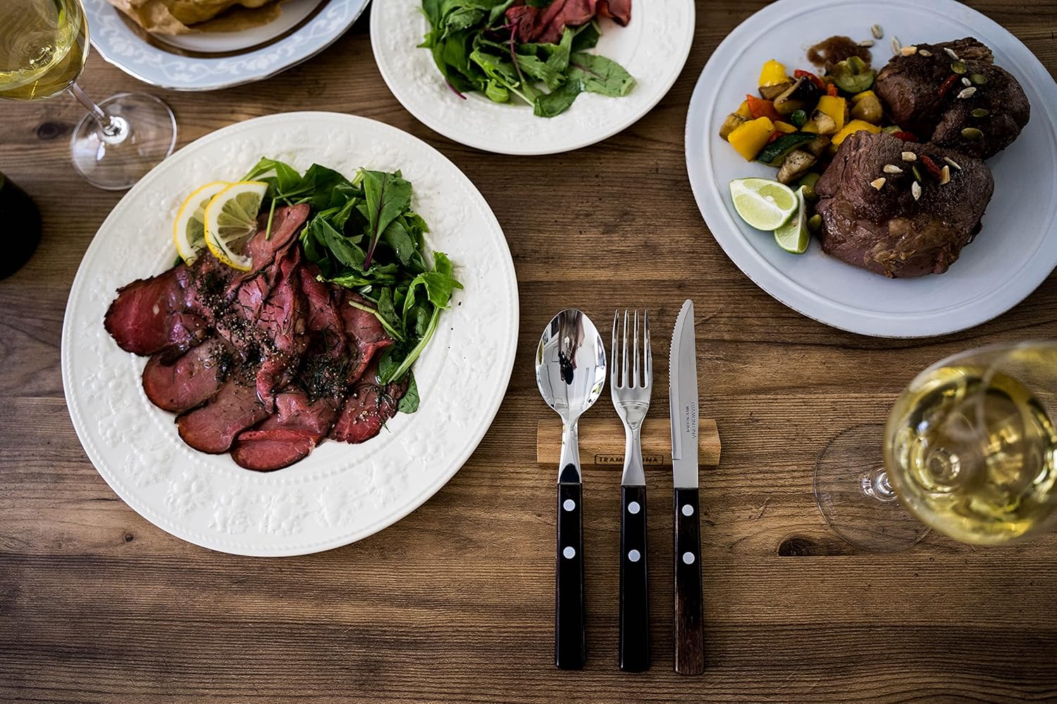 Tramontina Dessert Spoon 17.0 cm Poly Wood Dark Brown < Dishwasher-Safe >