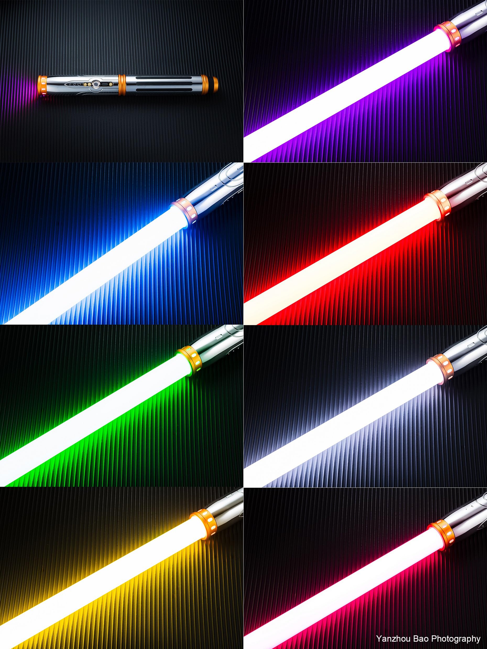 FORCETRON Master Smooth Swing Dueling Lightsaber, Motion Control 16 Sound Fonts with Infinite Color Changing 16RGB, Premium Metal Handle Light Saber for Adults and Boys Gift