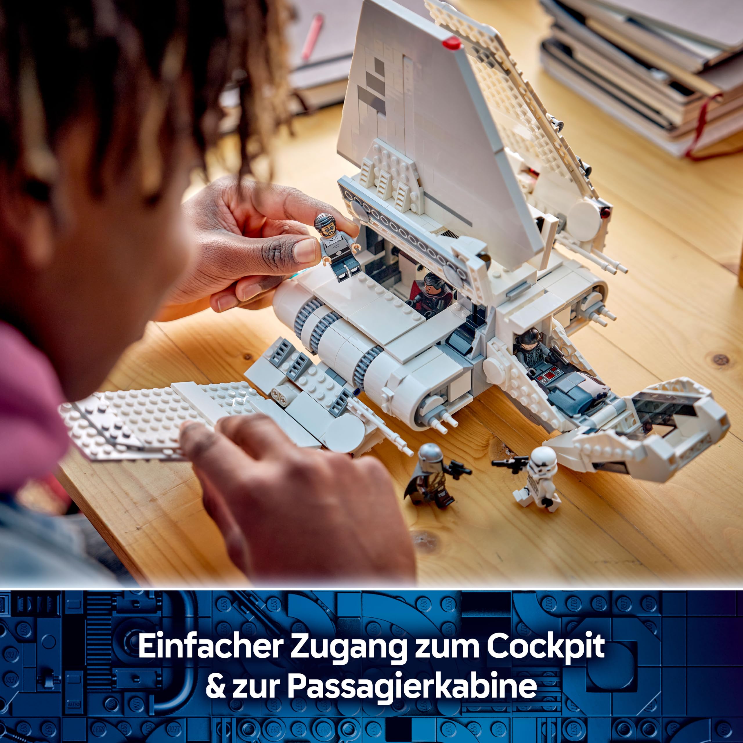 LEGO Star Wars 75459 Imperiales Shuttle der Lambda-Klasse Bauset - 5 sammelbare Minifiguren, Moff Gideon und Dunkelschwert - Geschenk für Teenager Jungs ab 14 Jahren & Erwachsene The Mandalorian Fans