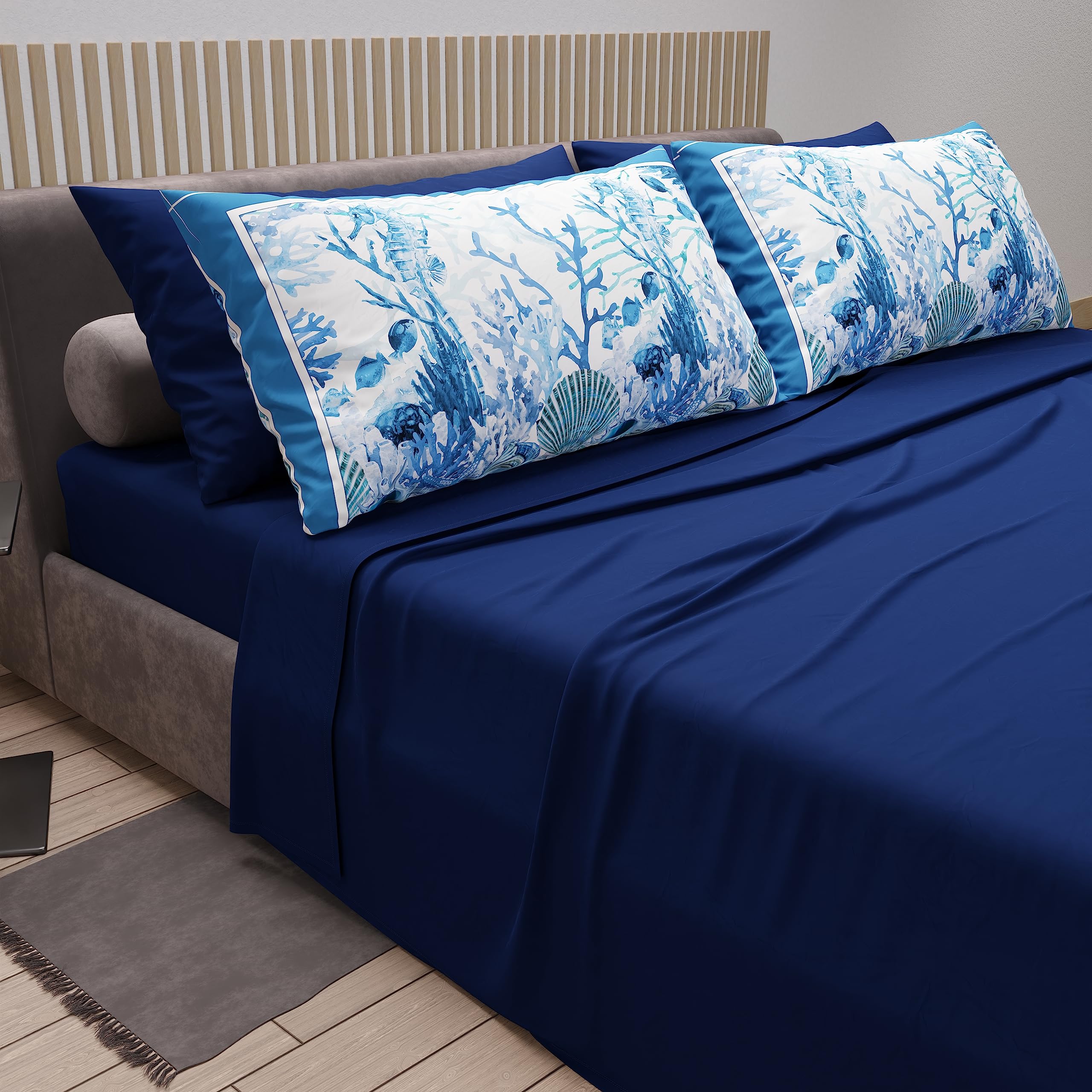 PETTI Artigiani Italiani, Cotton Sheets with Pillowcases in Digital Print - Image 2